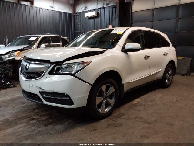 2014 ACURA MDX 5FRYD4H21EB011908 Photo 1