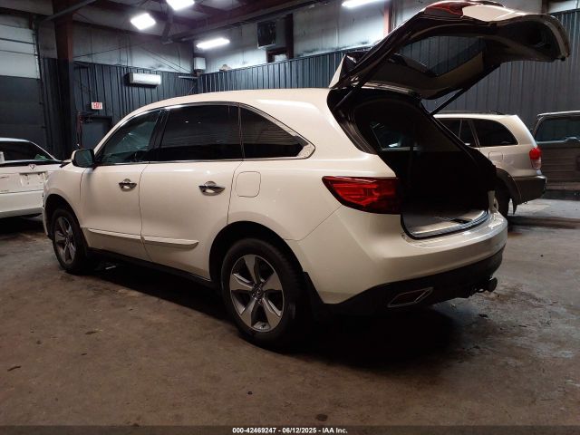 2014 ACURA MDX 5FRYD4H21EB011908 Photo 2