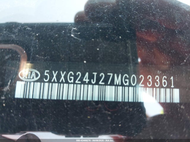 5XXG24J27MG023361 KIA t-gdi gamma ii