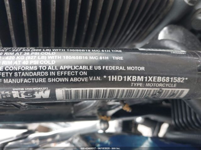 2014 HARLEY-DAVIDSON FLHX 1HD1KBM1XEB681582 Photo 9