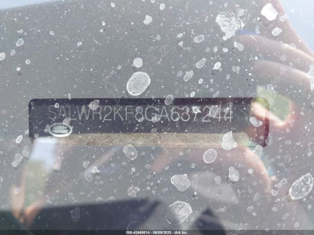 SALWR2KF8GA637244 Land Rover Range Rover Sport Hse