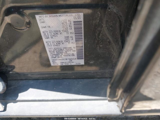 5N1AT2MV2FC878934 Nissan 2015