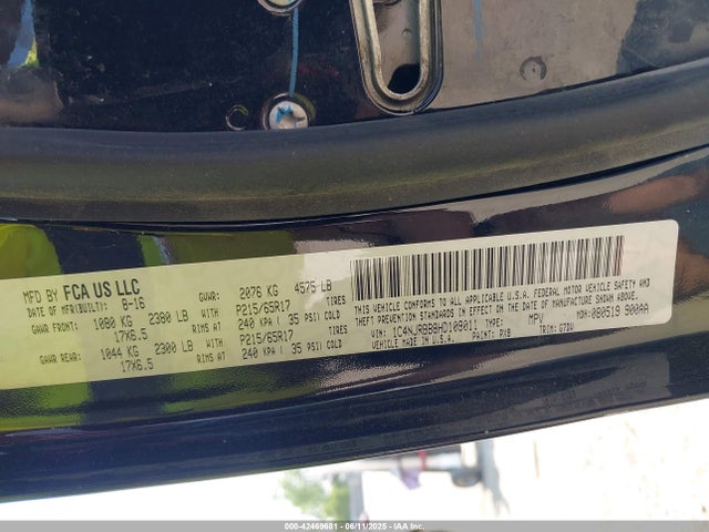 1C4NJRBB8HD109011 Jeep Patriot Sport Se 4x4