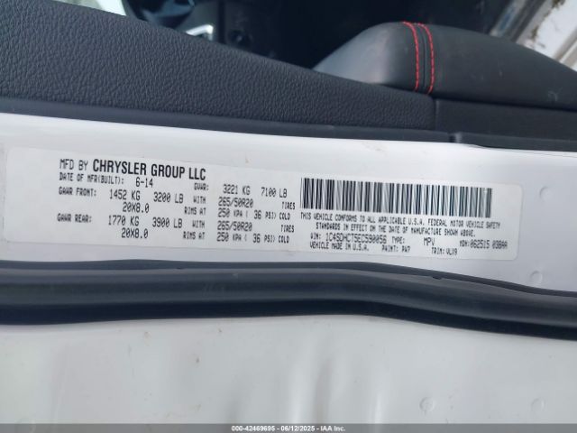 2014 DODGE DURANGO 1C4SDHCT5EC590056 Photo 8