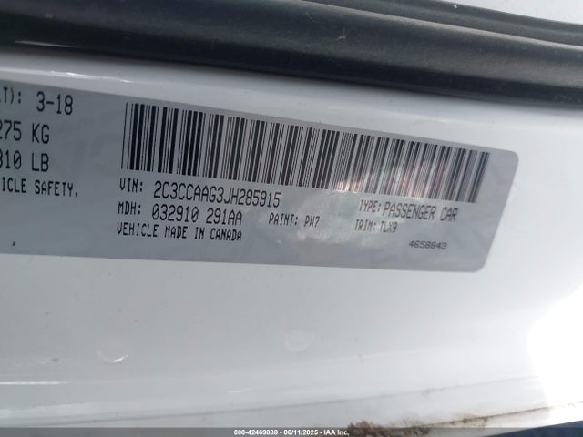 Chrysler 300 2018 2C3CCAAG3JH285915 Image 9
