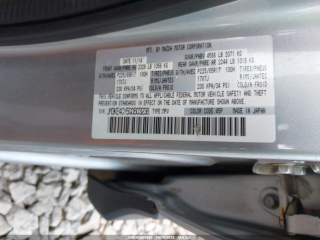 JM3KE4CY5G0603238 Mazda Cx-5 Touring