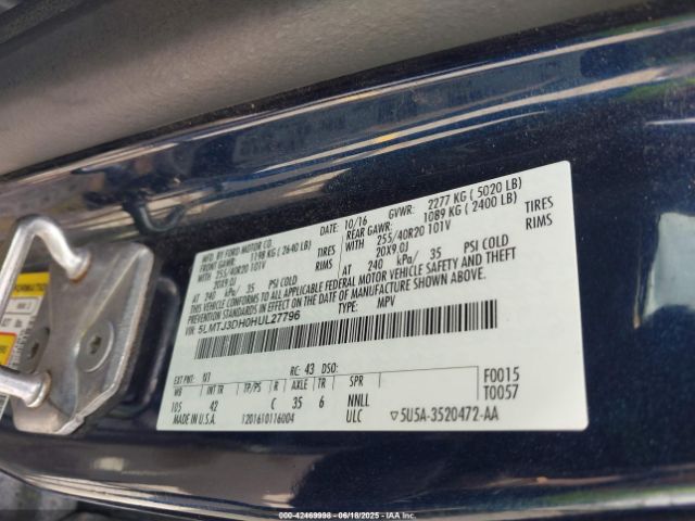 2017 LINCOLN MKC 5LMTJ3DH0HUL27796 Photo 8