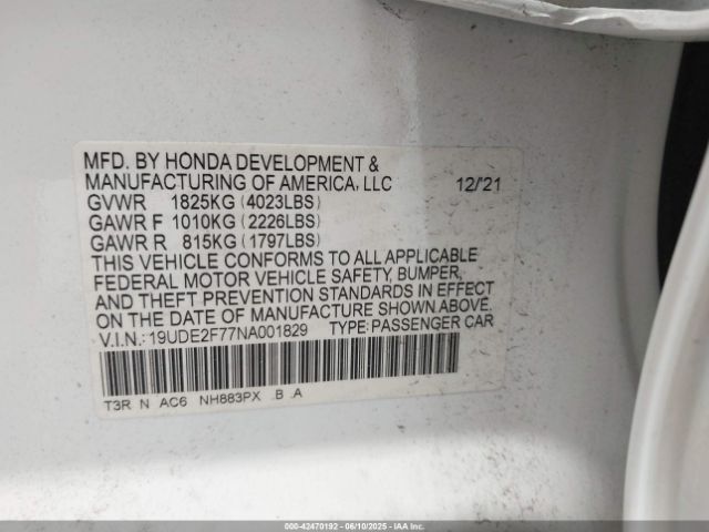 2022 ACURA ILX 19UDE2F77NA001829 Photo 8