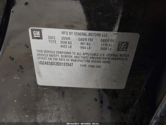 2013 CADILLAC ATS 1G6AE5SX2D0137947 Photo 8