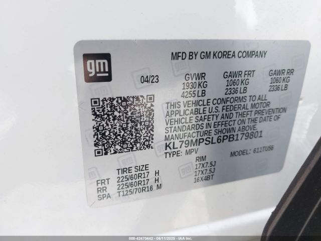 2023 CHEVROLET TRAILBLAZER KL79MPSL6PB179801 Photo 8