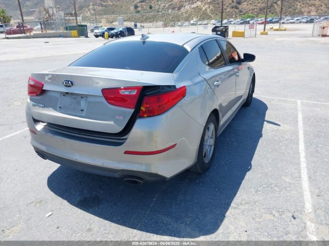 KNAGM4A79E5465308 KIA Optima Lx