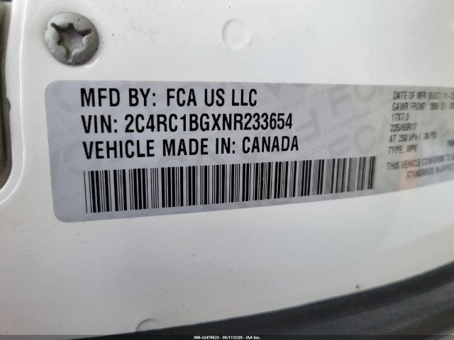 2022 CHRYSLER PACIFICA 2C4RC1BGXNR233654 Photo 8