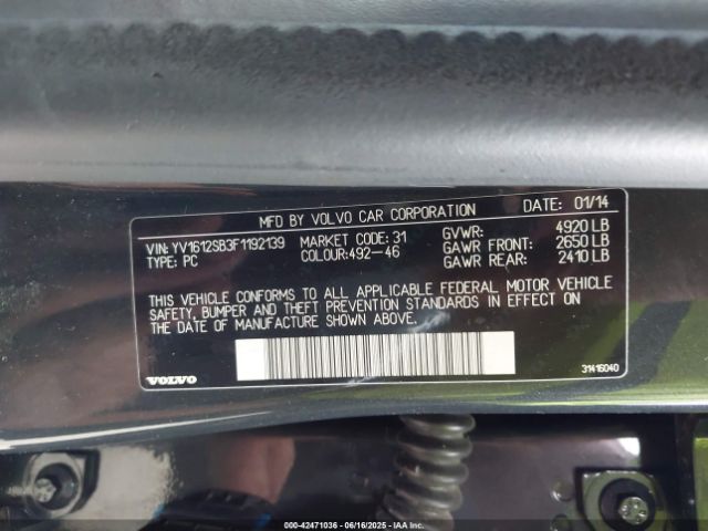 2015 VOLVO V60 YV1612SB3F1192139 Photo 8
