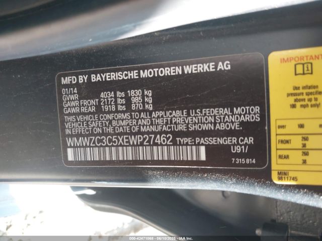 2014 MINI COUNTRYMAN WMWZC3C5XEWP27462 Photo 8