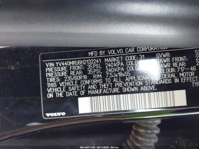 2017 VOLVO XC60 YV440MRU6H2132241 Photo 8