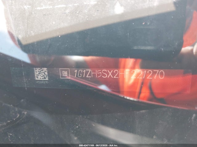 1G1ZH5SX2HF221270 Chevrolet ltg - sidi: spark ignited direct injection, vvt: variable valve timing, alum dohc, dcvcp turbo, e0-e100, alum