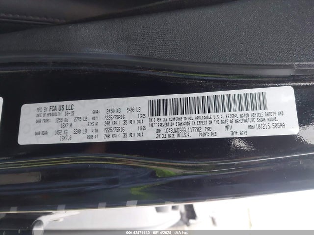 Jeep 2016 2016 1C4BJWDG0GL117702 Image 9