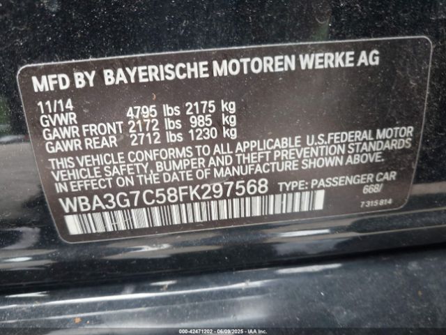WBA3G7C58FK297568 BMW 328i Xdrive