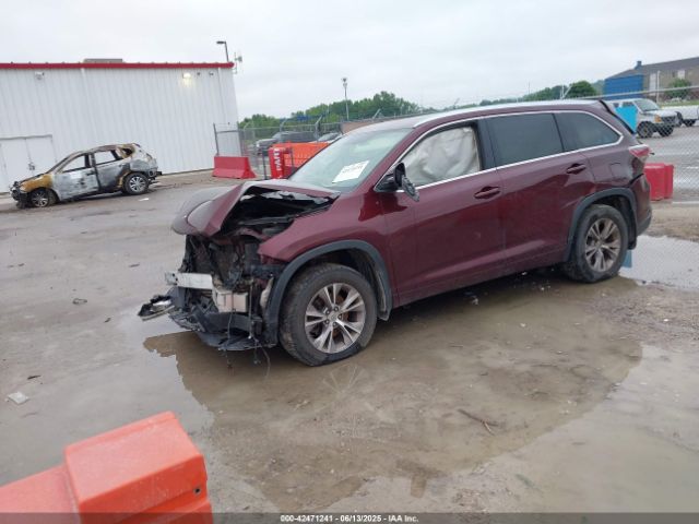 2015 TOYOTA HIGHLANDER 5TDJKRFHXFS218808 Photo 1