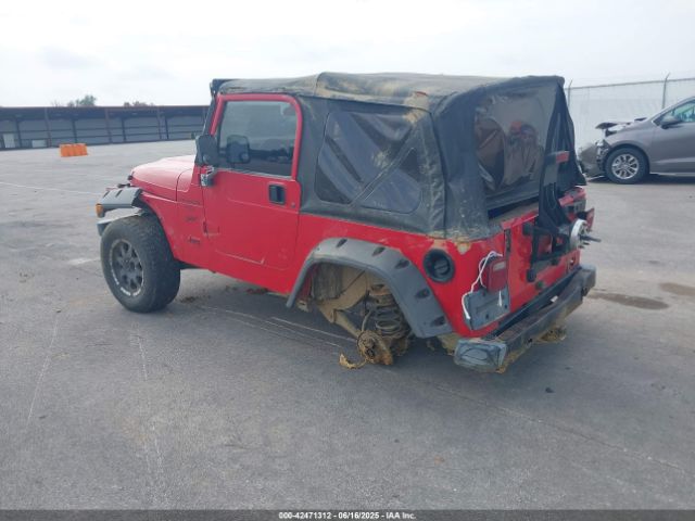 2001 JEEP WRANGLER 1J4FA49S31P335680 Photo 2