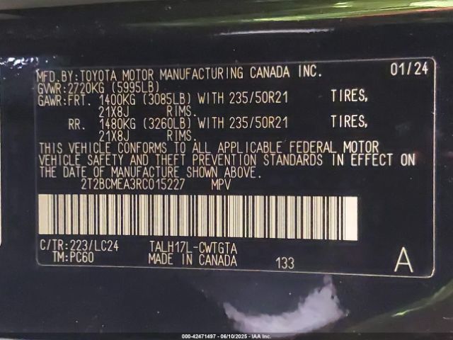 2024 LEXUS RX 500H 2T2BCMEA3RC015227 Photo 8