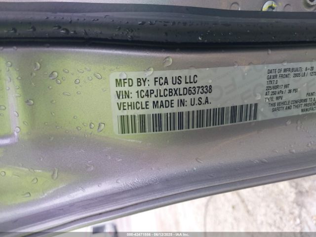 2020 JEEP CHEROKEE 1C4PJLCBXLD637338 Photo 8