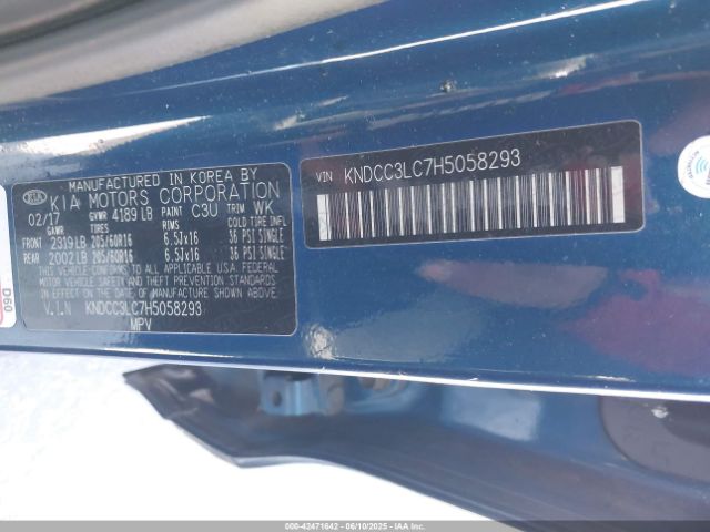 KNDCC3LC7H5058293 KIA gdi