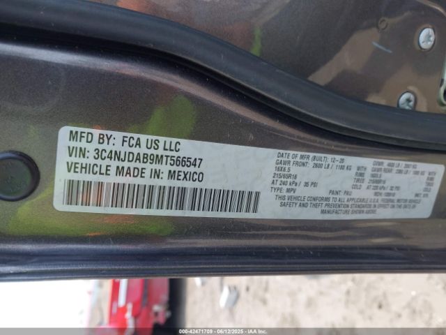 2021 JEEP COMPASS 3C4NJDAB9MT566547 Photo 8