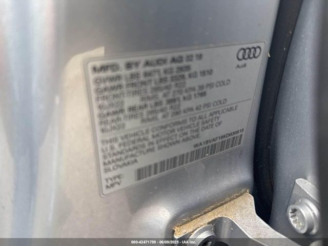 2019 AUDI Q8 WA1BVAF19KD030815 Photo 8