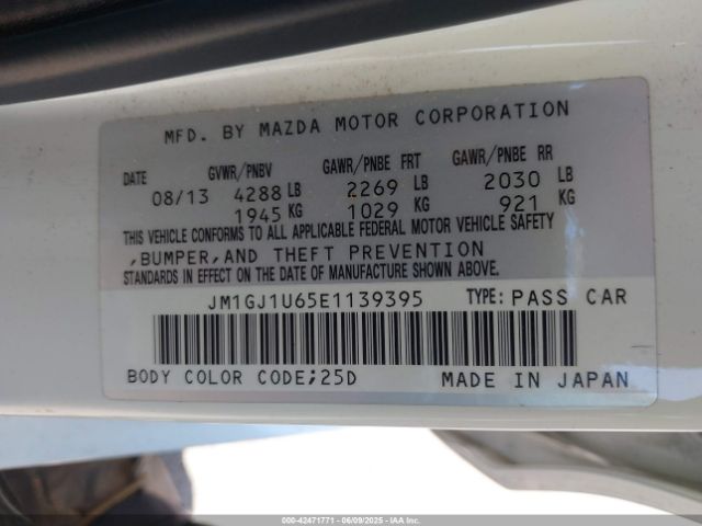 JM1GJ1U65E1139395 Mazda py