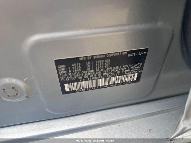 4S3BNAF67K3027967 Subaru Legacy 2.5i Premium