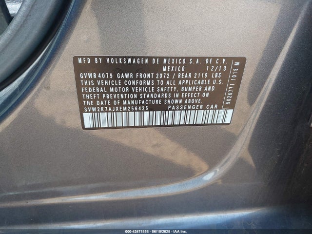3VW2K7AJXEM256425 Volkswagen Jetta