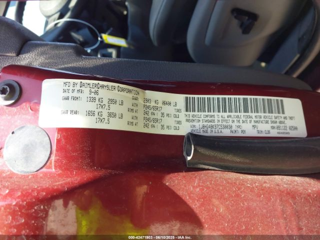 2007 JEEP COMMANDER 1J8HG48K97C530030 Photo 8