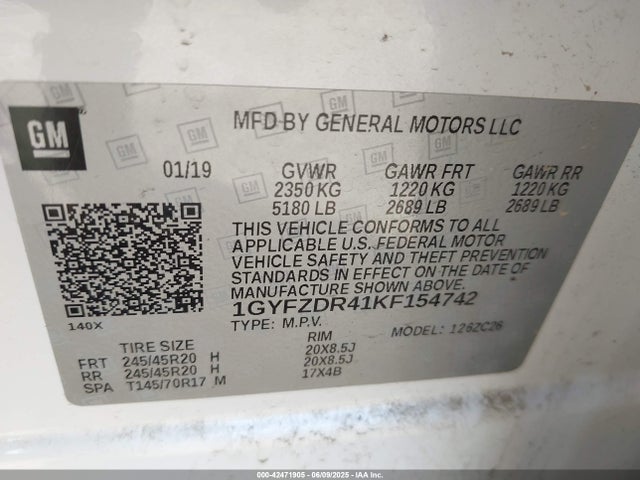 2019 CADILLAC XT4 1GYFZDR41KF154742 Photo 8