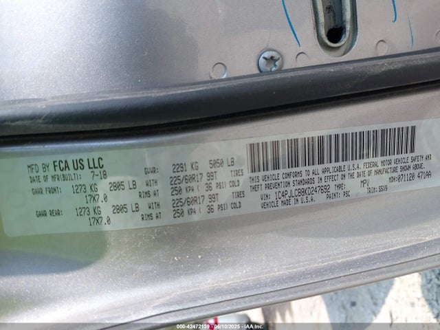Jeep 2019 2019 1C4PJLCB8KD247692 Image 9