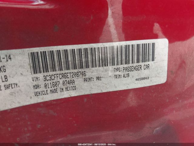 2014 FIAT 500 3C3CFFCR6ET208746 Photo 8