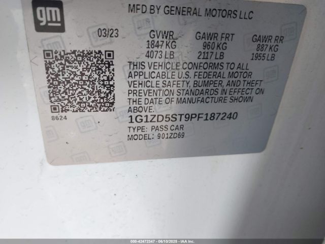 2023 CHEVROLET MALIBU 1G1ZD5ST9PF187240 Photo 8
