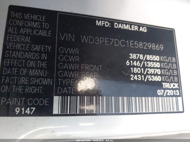 WD3PE7DC1E5829869 Mercedes-Benz mg3+mh5 (epa/14)