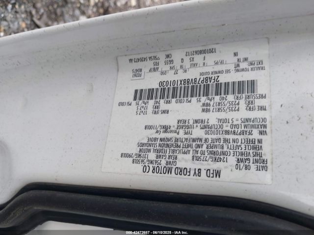 2011 FORD CROWN VICTORIA 2FABP7BV8BX101030 Photo 8