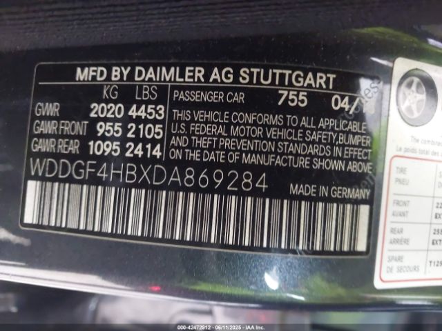 2013 MERCEDES-BENZ C 250 WDDGF4HBXDA869284 Photo 8