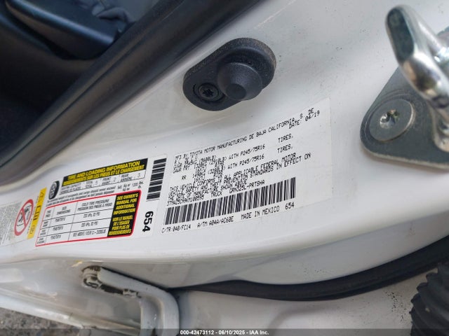 3TMAZ5CN9KM100595 Toyota 2gr-fks