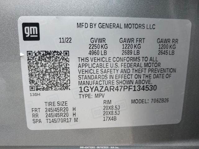 2023 CADILLAC XT4 1GYAZAR47PF134530 Photo 8