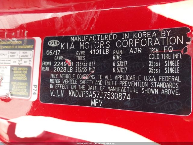 2018 KIA SOUL KNDJP3A57J7530874 Photo 8
