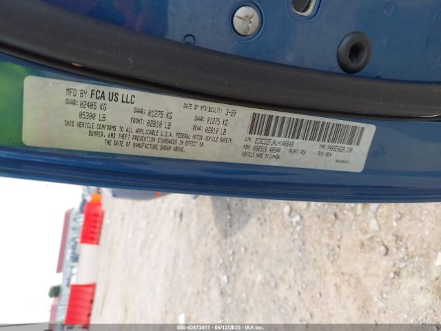2020 DODGE CHALLENGER 2C3CDZFJXLH146643 Photo 8