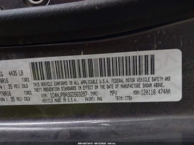 1C4NJPBA3GD569297 Jeep 2016