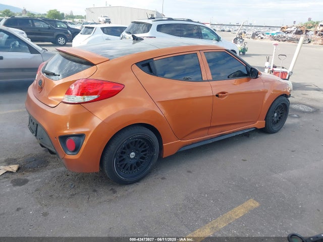Hyundai Veloster Turbo W/black 2014 KMHTC6AE7EU202556 Image 4