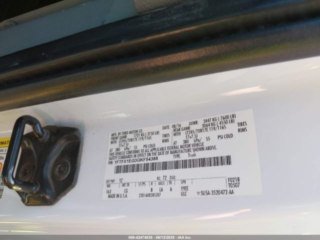 1FTFX1EG3GKF54388 Ford F-150