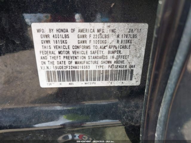 2017 ACURA ILX 19UDE2F32HA016563 Photo 8