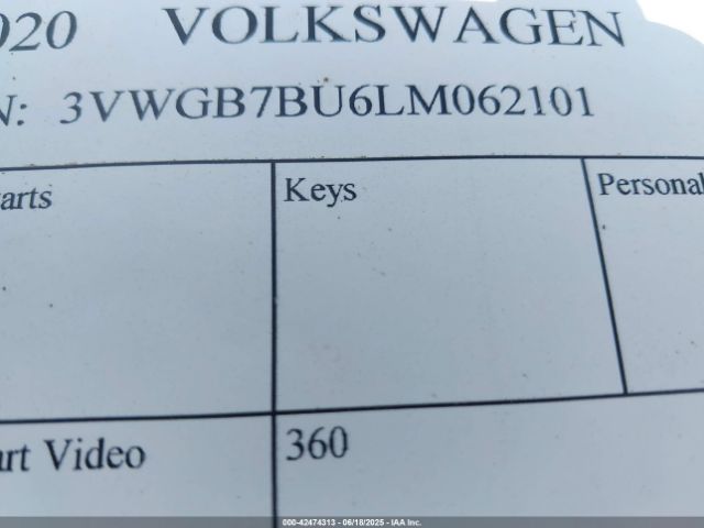 2020 VOLKSWAGEN JETTA 3VWGB7BU6LM062101 Photo 8