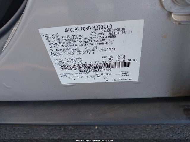 Ford Ecosport Titanium 2019 MAJ3S2KE0KC256660 Image 9